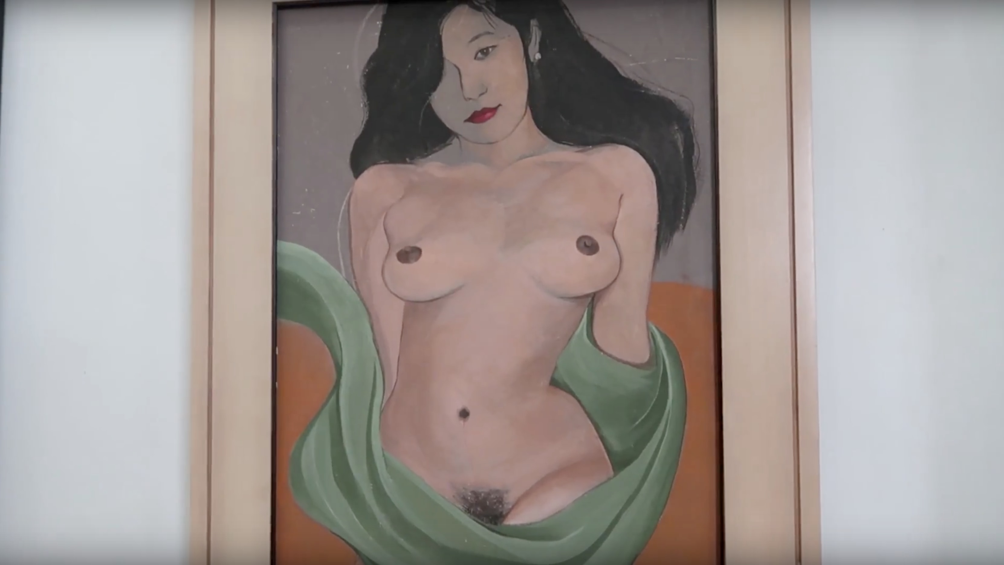 erotic painting in erotica gallery in bencab museum baguio city